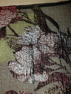 Sample 100% Organza Silk Reversible Sheer Balloon Kimono Sleeve 1 Of A Kind Top